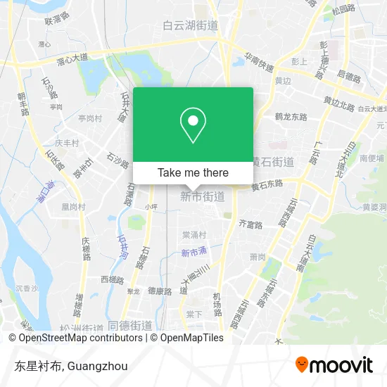 东星衬布 map