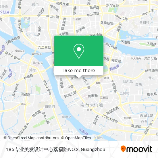 186专业美发设计中心荔福路NO.2 map