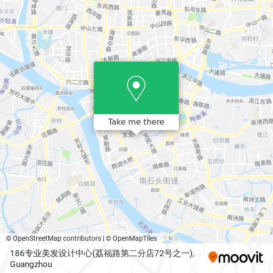 186专业美发设计中心(荔福路第二分店72号之一) map
