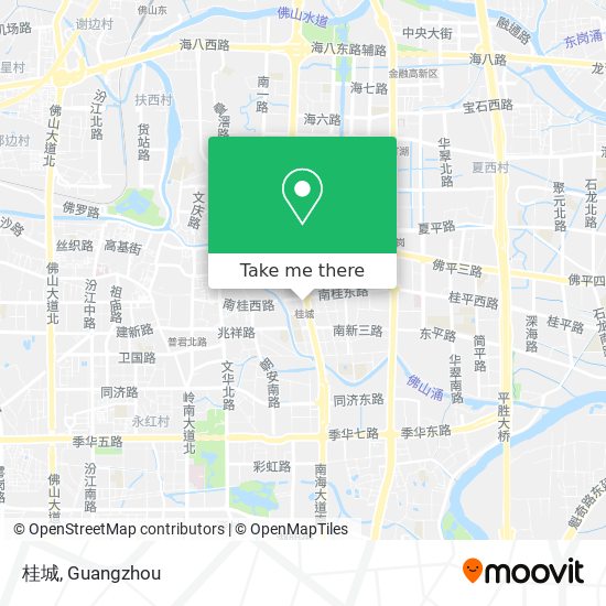 桂城 map