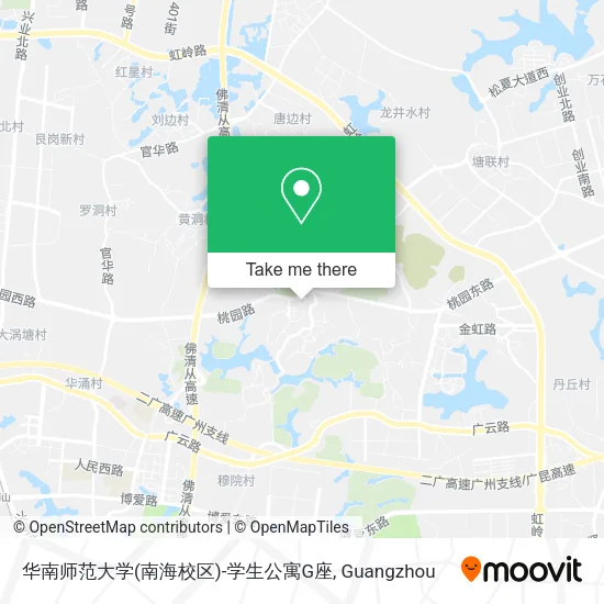 华南师范大学(南海校区)-学生公寓G座 map