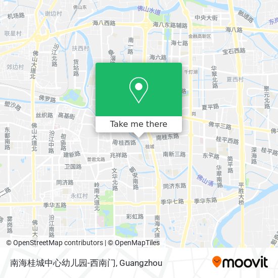 南海桂城中心幼儿园-西南门 map