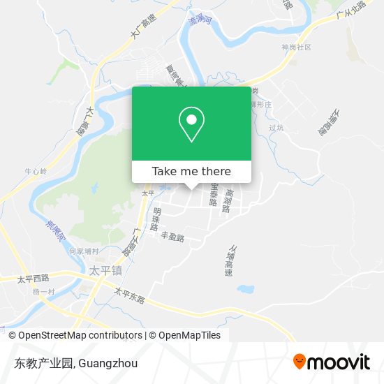 东教产业园 map