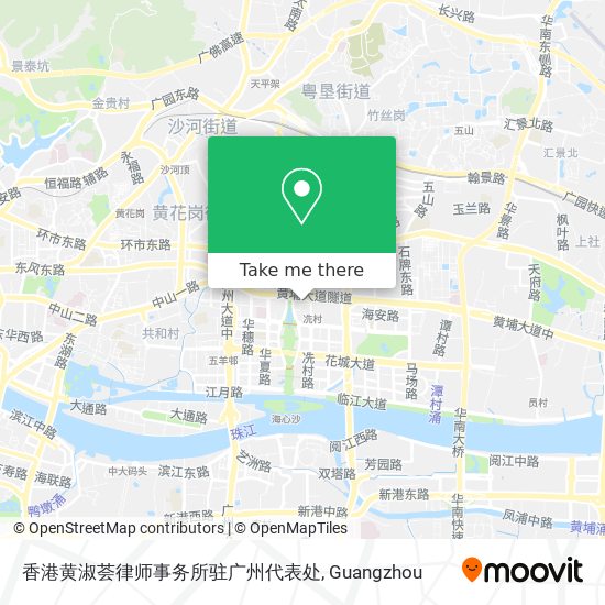 香港黄淑荟律师事务所驻广州代表处 map