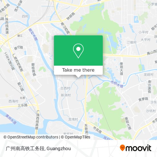 广州南高铁工务段 map