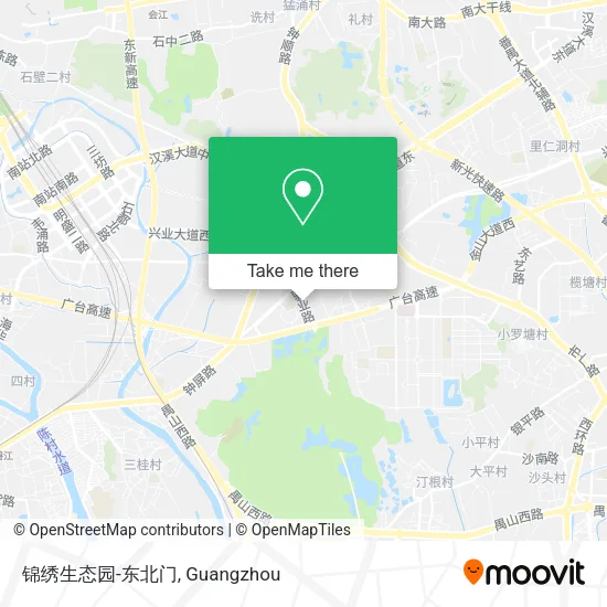 锦绣生态园-东北门 map