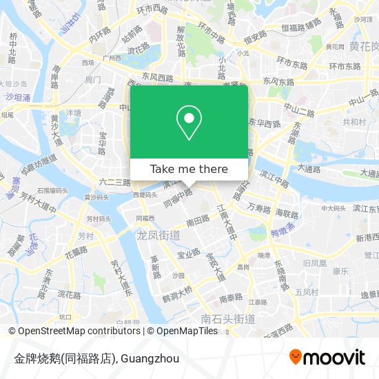 金牌烧鹅(同福路店) map