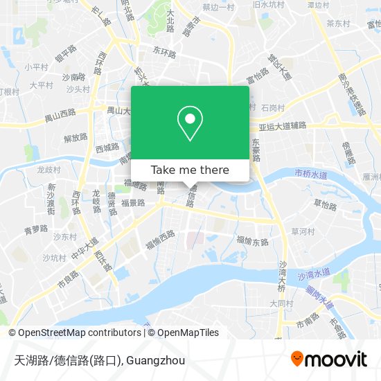 天湖路/德信路(路口) map