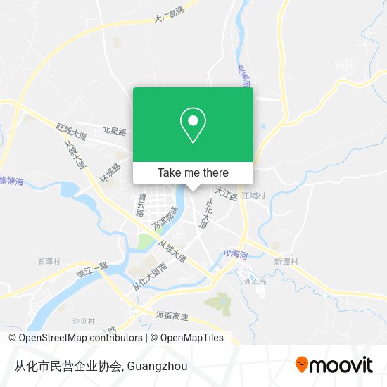 从化市民营企业协会 map