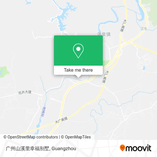 广州山溪里幸福别墅 map