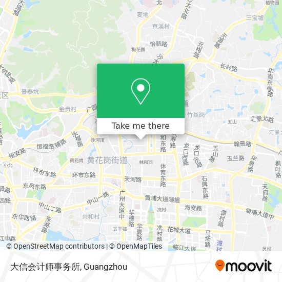 大信会计师事务所 map