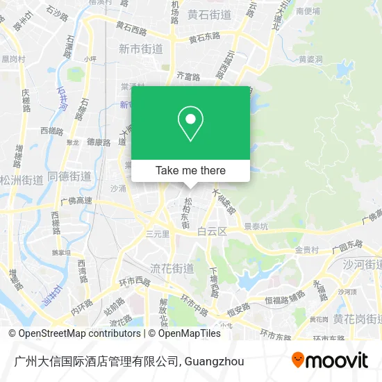 广州大信国际酒店管理有限公司 map