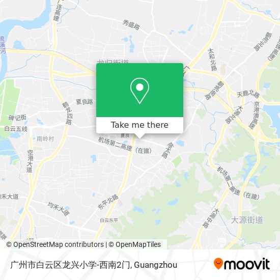 广州市白云区龙兴小学-西南2门 map