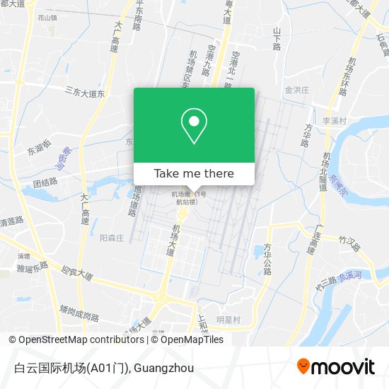 白云国际机场(A01门) map