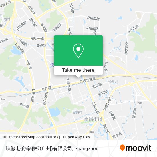 玹徹电镀锌钢板(广州)有限公司 map