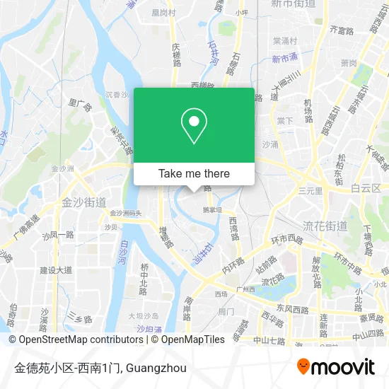 金德苑小区-西南1门 map