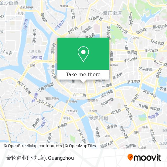金轮鞋业(下九店) map