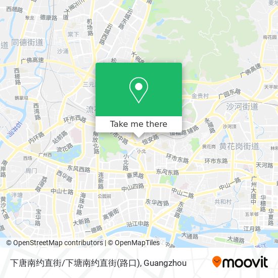 下唐南约直街/下塘南约直街(路口) map
