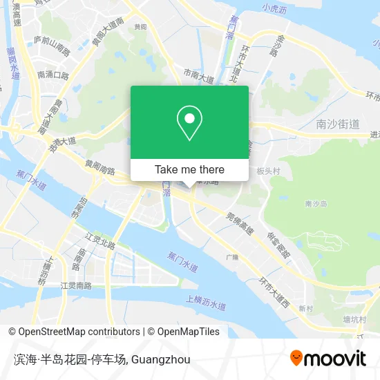 滨海·半岛花园-停车场 map