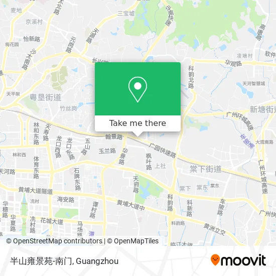 半山雍景苑-南门 map