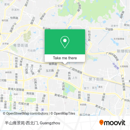 半山雍景苑-西北门 map