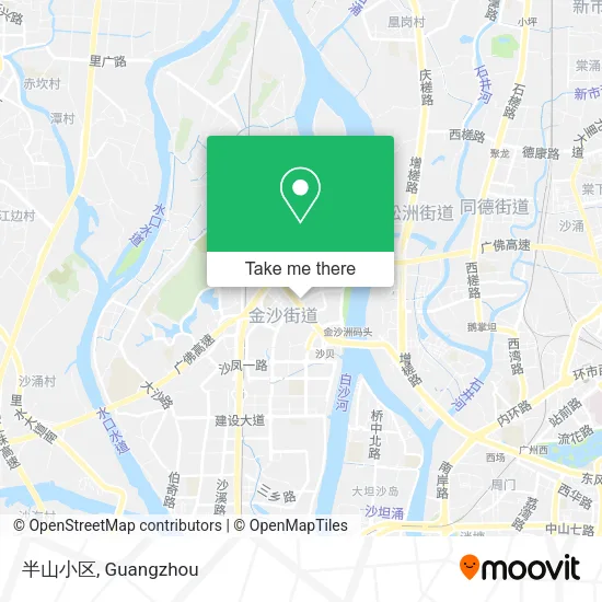 半山小区 map
