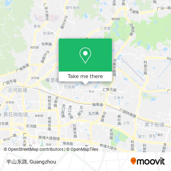半山东路 map