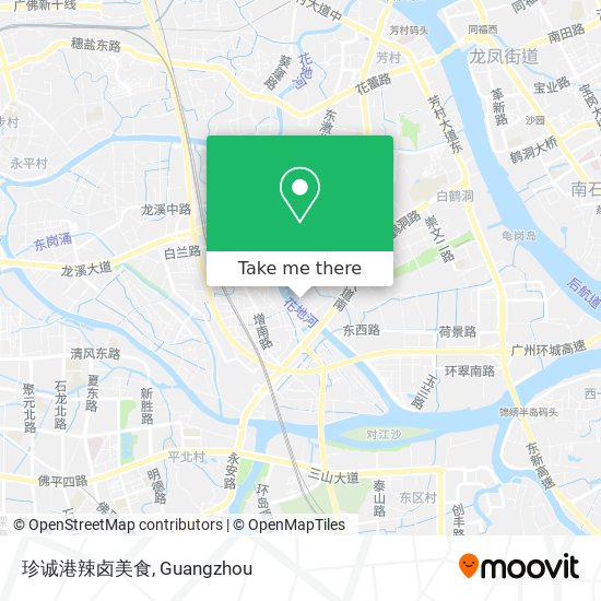 珍诚港辣卤美食 map
