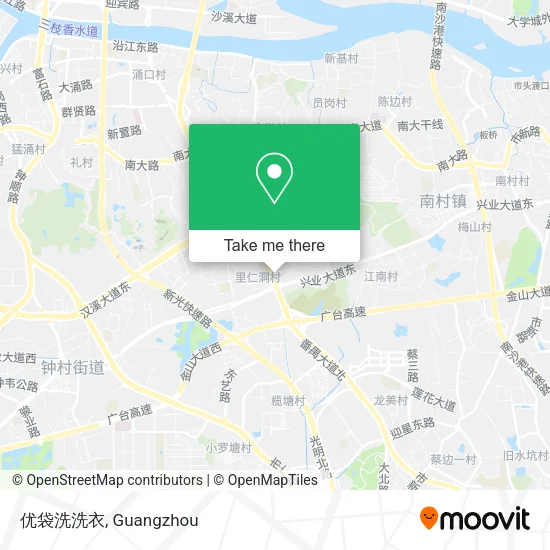 优袋洗洗衣 map