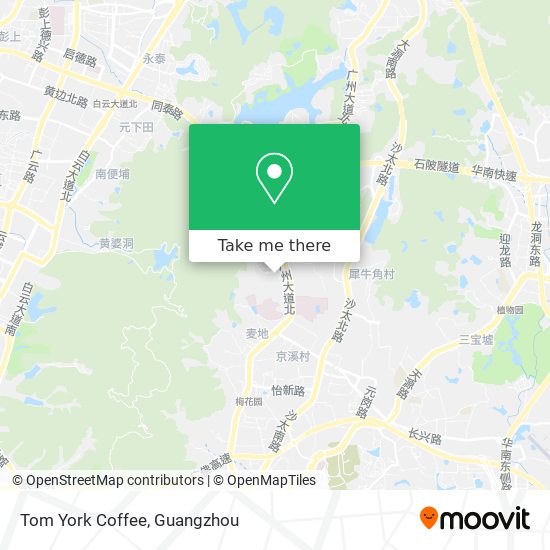 Tom York Coffee map