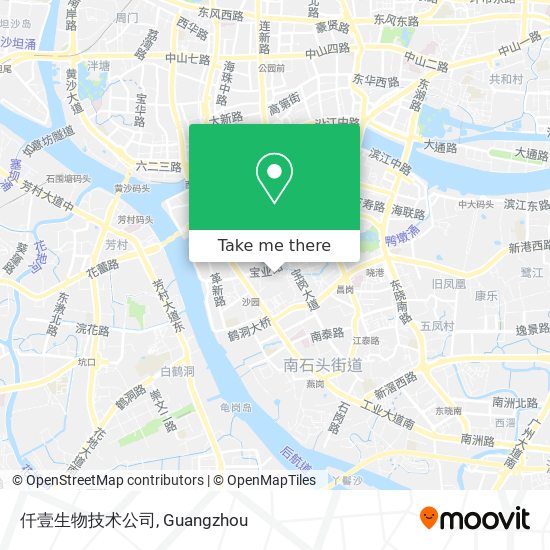 仟壹生物技术公司 map