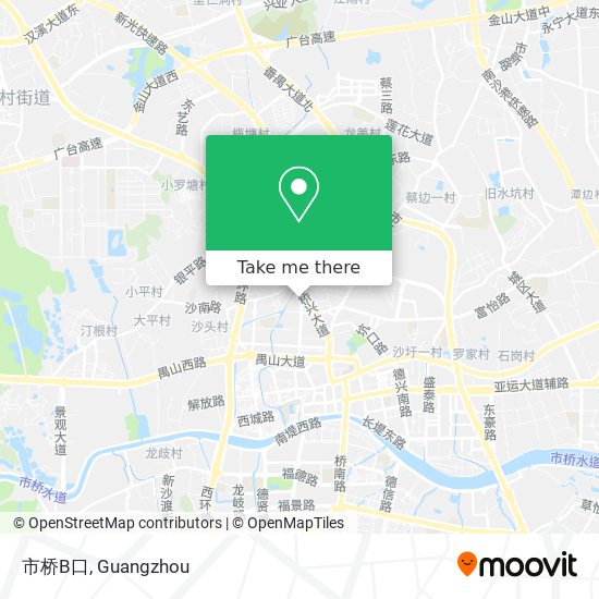 市桥B口 map