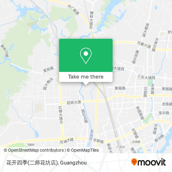 花开四季(二师花坊店) map