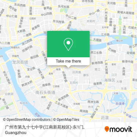广州市第九十七中学(江南新苑校区)-东1门 map