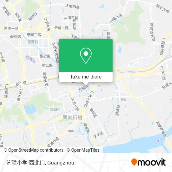沧联小学-西北门 map