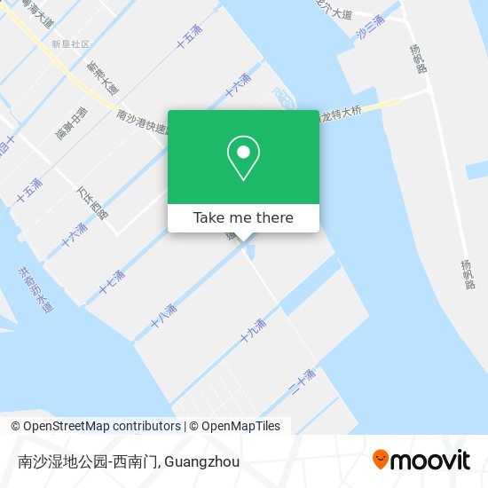 南沙湿地公园-西南门 map