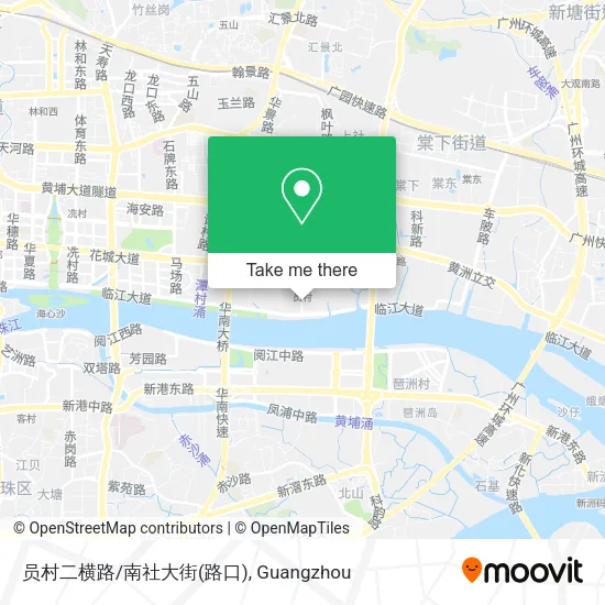 员村二横路/南社大街(路口) map