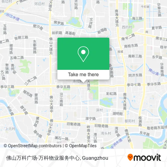 佛山万科广场-万科物业服务中心 map
