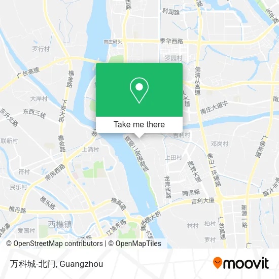 万科城-北门 map