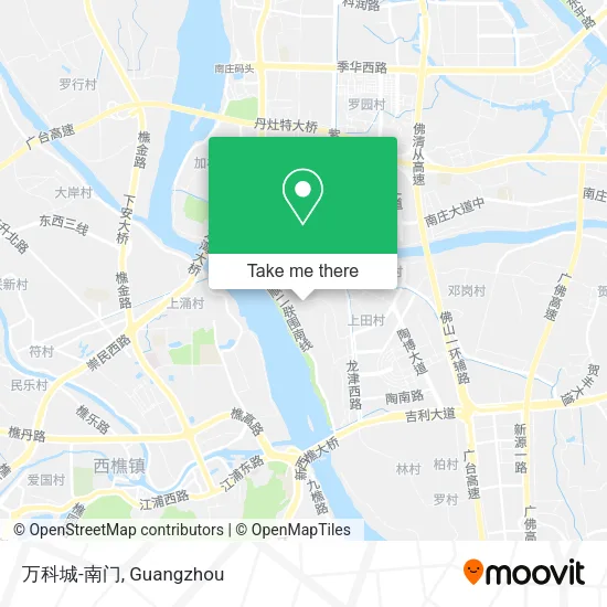 万科城-南门 map