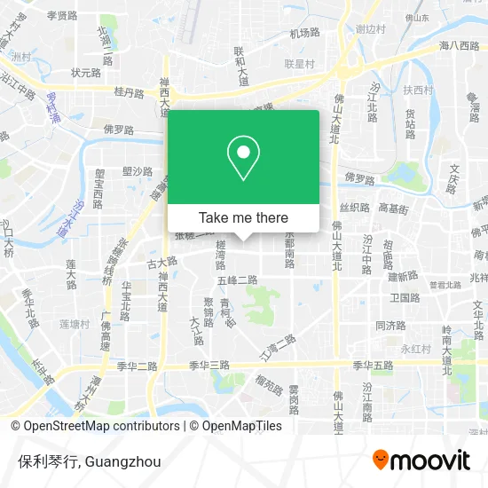 保利琴行 map