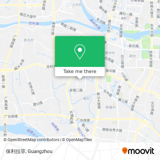 保利拉菲 map
