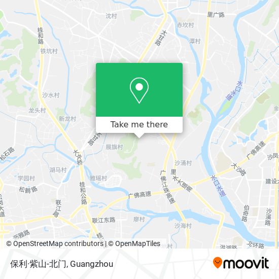 保利·紫山-北门 map