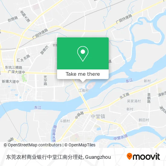 东莞农村商业银行中堂江南分理处 map