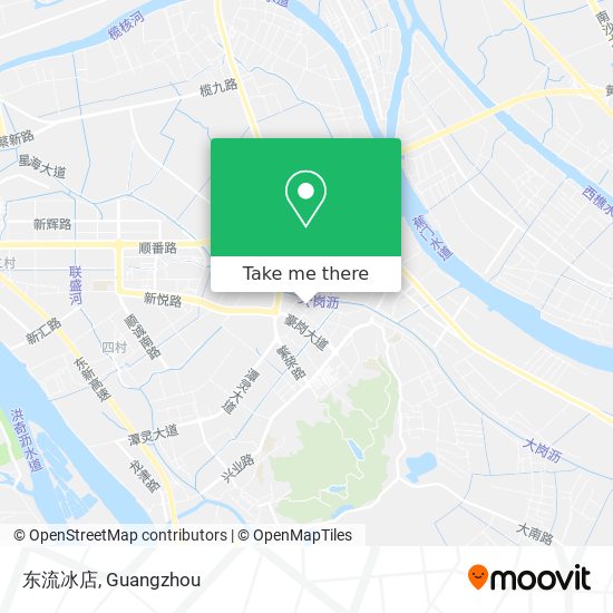 东流冰店 map