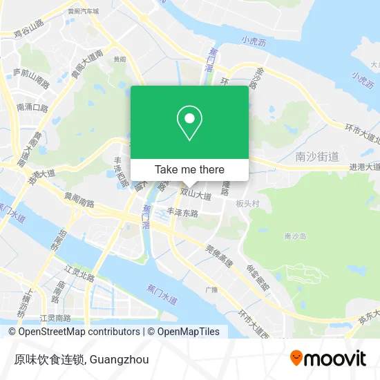 原味饮食连锁 map