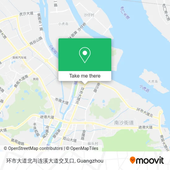 环市大道北与连溪大道交叉口 map