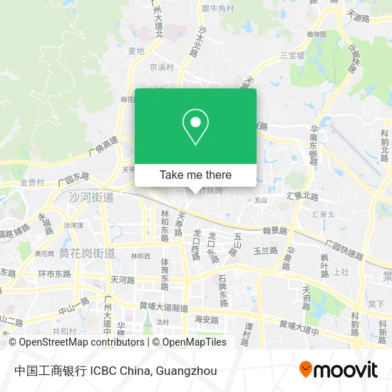 中国工商银行 ICBC China map