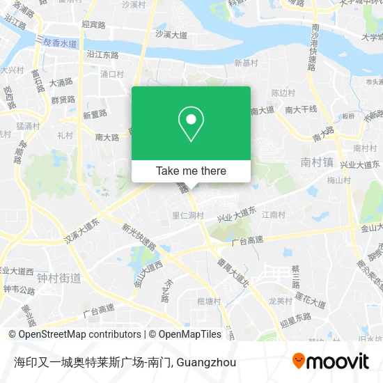 海印又一城奥特莱斯广场-南门 map