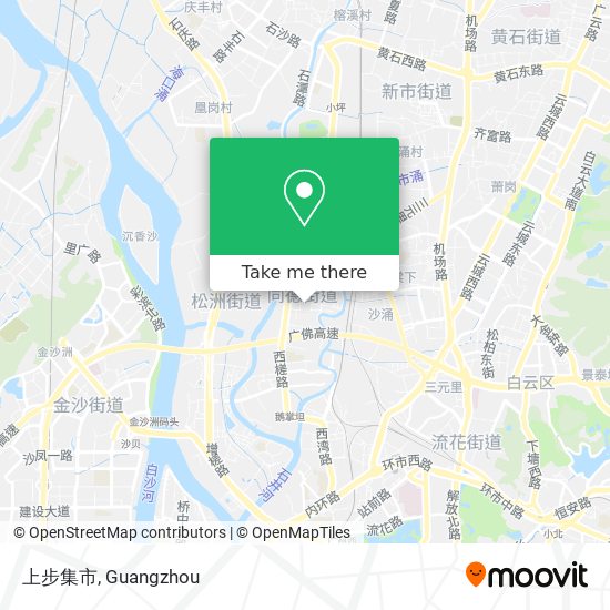 上步集市 map